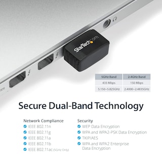 Foto 4 | Foto 4 | Adaptador Usb Wifi Inalámbrico Startech.com Ac600 De Doble Banda - Venta Internacional.