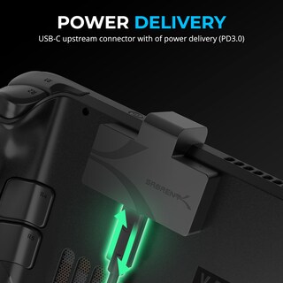Foto 5 | Foto 5 | Gaming Hub Sabrent Usb Tipo C De 3 Puertos Para Steam Deck De 5 Gbps - Venta Internacional.