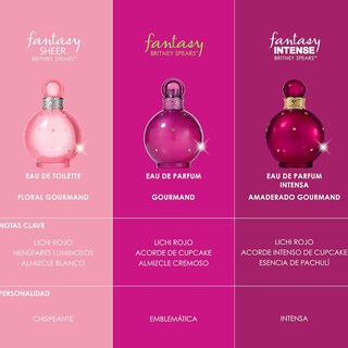 Foto 6 | Foto 6 | Britney Spears - Fantasy Eau De Parfum Mujer 100 Ml Fragancia Floral Frutal Gourmand Notas De Kiwi Y Chocolate Blanco Perfume