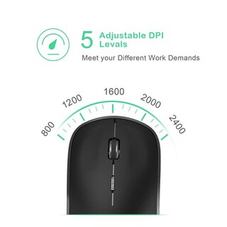 Foto 3 | Foto 3 | Ratón Inalámbrico Joyaccess 2.4g 2400 Dpi Para Ordenador Portátil - Venta Internacional.