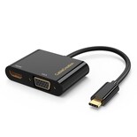 Adaptador Cablecreation Usb C A Hdmi Vga Para Iphone Galaxy - Venta Internacional.