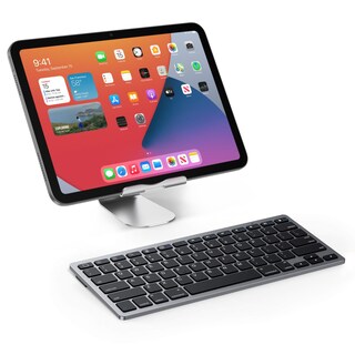Foto 2 | Foto 2 | Teclado Bluetooth Omoton Para Ipad De Décima Generación Y Más Gris - Venta Internacional.