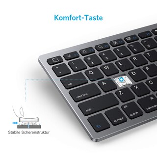 Foto 4 | Foto 4 | Teclado Bluetooth Omoton Para Ipad De Décima Generación Y Más Gris - Venta Internacional.