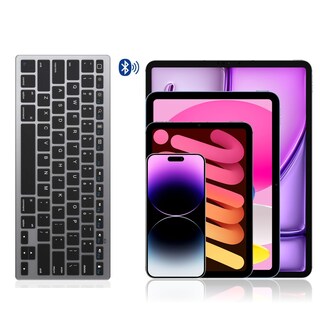 Foto 6 | Foto 6 | Teclado Bluetooth Omoton Para Ipad De Décima Generación Y Más Gris - Venta Internacional.