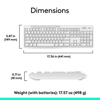 Foto 7 | Foto 7 | Combo De Teclado Y Ratón Inalámbricos Logitech Mk270 Para Windows - Venta Internacional.