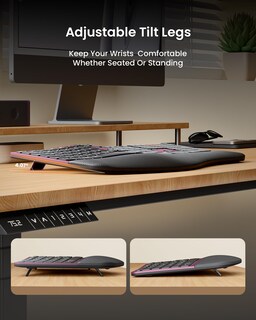 Foto 4 | Foto 4 | Combo De Teclado Y Ratón Ergonómico Inalámbrico Protoarc Ekm01 Plus - Venta Internacional.