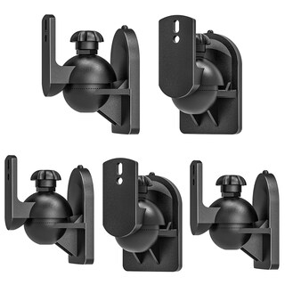 Foto 1 | Foto 1 | Soportes De Pared Para Altavoces Wali Swm602 5 Unidades Capacidad Para 3 5 Kg Color Negro - Venta Internacional.
