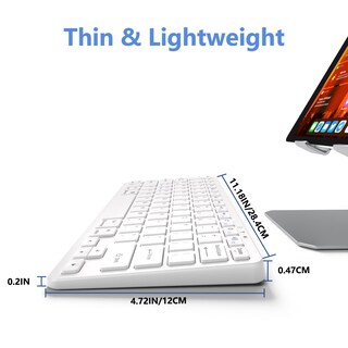 Foto 6 | Foto 6 | Teclado Bluetooth Mmk Para Ipad 10  9 Y 8  Ipad Air 5 Y 4 - Venta Internacional.