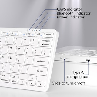 Foto 7 | Foto 7 | Teclado Bluetooth Mmk Para Ipad 10  9 Y 8  Ipad Air 5 Y 4 - Venta Internacional.