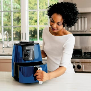 Foto 2 | Foto 2 | Ninja Freidora De Aire Af100  Base Programable De 1550 Watts  Frie  Asa Y Hornea Sin Aceite  3.7l (reacondicionado) (azul)