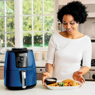 Foto 5 | Foto 5 | Ninja Freidora De Aire Af100  Base Programable De 1550 Watts  Frie  Asa Y Hornea Sin Aceite  3.7l (reacondicionado) (azul)