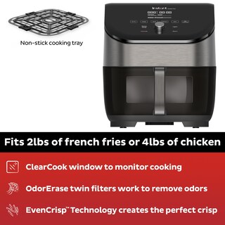 Foto 2 | Foto 2 | Instant Vortex Plus - Freidora De Aire De 6 Cuartos Con Tecnología De Borrado De Olores Funciones 6 En 1 Que Cruje Asa Asa D
