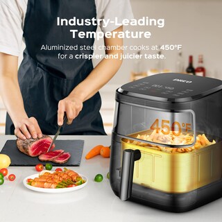 Foto 2 | Foto 2 | Dreo Air Fryer Pro Max 6.8qt 11 En 1 - Freidora De Aire Digital Con Ventana Visible 100 Recetas Soporta Cocina Personalizabl
