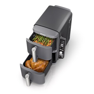 Foto 1 | Foto 1 | Ninja Freidora De Aire Doublestack Xl De 2 Cestas Capacidad De 9.45 L Cocina Hasta 4 Alimentos A La Vez Incluye 6 Modos De C