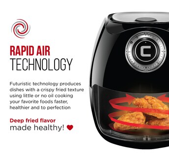Foto 4 | Foto 4 | Chefman Rj38-v2-35 Freidora De Aire De 3.5 Lt. Chefman Rj38-v2-35 Fríe Rostiza Cuece Hornea Comida Crujiente Con Muy Poco Ac