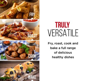 Foto 5 | Foto 5 | Chefman Rj38-v2-35 Freidora De Aire De 3.5 Lt. Chefman Rj38-v2-35 Fríe Rostiza Cuece Hornea Comida Crujiente Con Muy Poco Ac