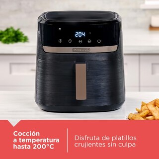 Foto 6 | Foto 6 | Black+decker Freidora De Aire 8l Purifry  9 Funciones  Cocina 2 Veces Más Rápido  Ahorra 50% Energía  Temp Máx 200 °c  Afbd82-1b