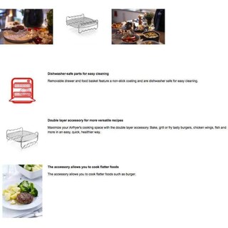 Foto 4 | Foto 4 | Philips Hd9905/00 Airfryer Double Layer Rack With Skewers For Avance X-large Silver