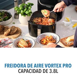 Foto 4 | Foto 4 | Powerxl Freidora De Aire Digital Vortex De 3.8l Cocción En 2 Niveles 10 Funciones Sin Precalentar Af-e4001-la
