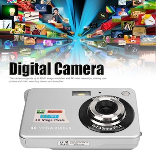 Foto 4 | Foto 4 | Ubef Cámara Digital 48mp 2.7in Lcd 4k Cámara Vlogging Para Disparar (plata)