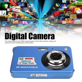 Foto 2 | Foto 2 | Ubef Cámara Digital 48mp 2.7in Lcd 4k Cámara Vlogging Para Disparar (azul)