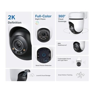 Foto 3 | Foto 3 | Tp-link Tapo Tc41 Cámara Wi-fi De Seguridad Exterior Resolución 3mp Cobertura De 360° Visión Nocturna Full-color Audio Bidi