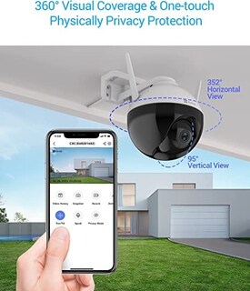 Foto 4 | Foto 4 | Ezviz C8c Lite Cámara Para Exteriores Panorámica/inclinación/zoom Cobertura Visual De 360 Cámara De Seguridad Wifi 1080p Vis