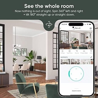 Foto 3 | Foto 3 | Wyze V3 Cámara Interior Exterior Ip65 1080 P Seguridad De Casa Panorama Inclina Zoom Wifi Inteligente Movimiento De Beb
