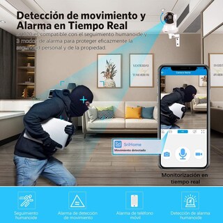 Foto 5 | Foto 5 | Camaras De Seguridad 3mp Wifi Inalambricas Rotating Ip Cámaras Tipo Domo Arkartech 3mp(2304×1296p) Sistema De Camaras De Vigila