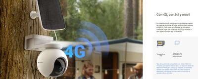 Foto 4 | Foto 4 | Ezviz Camara De Batería Recargable / 4g Multicarrier/compatible Con Panel Sola/seguimiento Inteligente/visión Nocturna A Color/d