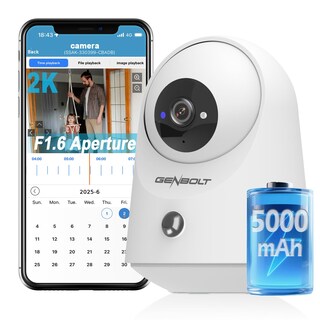 Foto 1 | Foto 1 | Genbolt 2k Camara Vigilancia Wifi Interior Sin Cable Con Batería 5000mah Pan/tilt Camara Vigilancia Bateria Detección De Pir