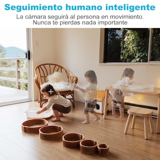 Foto 2 | Foto 2 | Genbolt Cámara De Seguridad Wifi Para Interiores  Vigilancia Doméstica Cctv Con Detección De Humanoides  Cámara De Paseo Automát