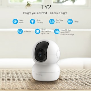 Foto 2 | Foto 2 | Ezviz Ty2 Cámara De Vigilancia Wifi Interior 1080p Cámara Ip Domo 360 Ptz Auto Tracking Audio Bireccional Compatible Con Alex
