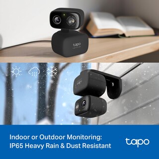 Foto 2 | Foto 2 | Tapo - Cámara De Seguridad Para Interiores Y Exteriores 2k De 3 Megapíxeles Detección De Gritos Y Movimiento Gratuitos Panorá