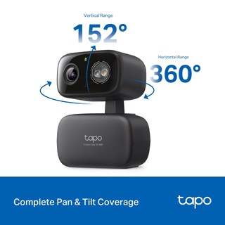 Foto 4 | Foto 4 | Tapo - Cámara De Seguridad Para Interiores Y Exteriores 2k De 3 Megapíxeles Detección De Gritos Y Movimiento Gratuitos Panorá