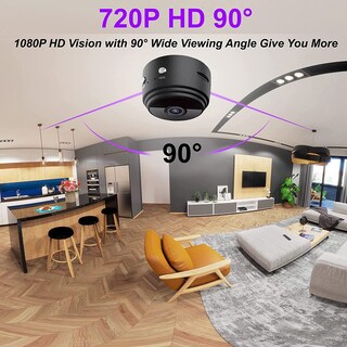 Foto 3 | Foto 3 | Cámara Inteligente Wifi Para El Hogar Mini Cámara Cámara Espía Hd 1080p Interior Cámara Para Mascotas Monitor Con Ios Detecc