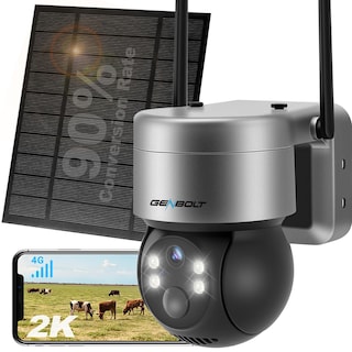 Foto 1 | Foto 1 | Genbolt 3g/4g Lte 2k Cámara Vigilancia Exterior Solar Con Sim  Pir Cámara Inalámbrica Sin Wifi Con Batería  Ip Cámaras Seguridad