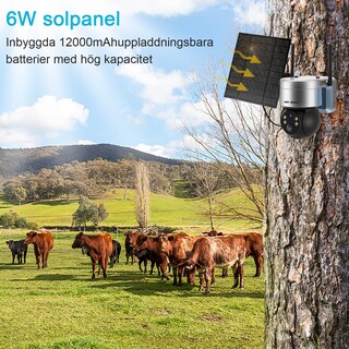 Foto 4 | Foto 4 | Genbolt 3g/4g Lte 2k Cámara Vigilancia Exterior Solar Con Sim Pir Cámara Inalámbrica Sin Wifi Con Batería Ip Cámaras Seguridad