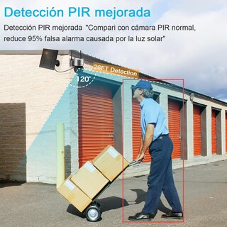 Foto 6 | Foto 6 | Genbolt 3g/4g Lte 2k Cámara Vigilancia Exterior Solar Con Sim Pir Cámara Inalámbrica Sin Wifi Con Batería Ip Cámaras Seguridad
