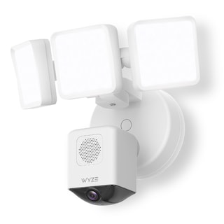 Foto 1 | Foto 1 | Wyze Cam Floodlight Pro With 3000 Lumen Leds Wired 2k Hd Ip65 Outdoor Smart Security Camera Color Night Vision 180 Degree Cus