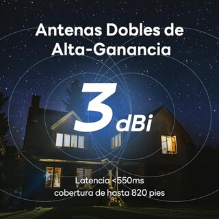 Foto 3 | Foto 3 | Tenda Rh7 Cámara De Seguridad Para Exteriores Cámara Wifi De 4 Mp Cobertura Visual De 360 ° Visión Nocturna De Color Modo Pa