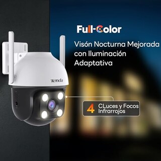 Foto 4 | Foto 4 | Tenda Rh7 Cámara De Seguridad Para Exteriores Cámara Wifi De 4 Mp Cobertura Visual De 360 ° Visión Nocturna De Color Modo Pa