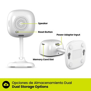Foto 2 | Foto 2 | Lloyd's Cámara Ip Inteligente Interior Lloyd´s Modelo: Lc-1334 Cámara Ip Wifi Full Hd 1080p Compatible Con Alexa Y Otros As