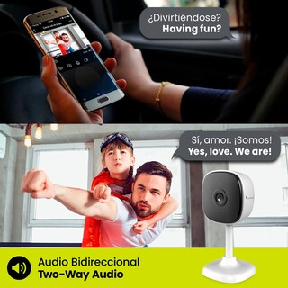 Foto 5 | Foto 5 | Lloyd's Cámara Ip Inteligente Interior Lloyd´s Modelo: Lc-1334 Cámara Ip Wifi Full Hd 1080p Compatible Con Alexa Y Otros As