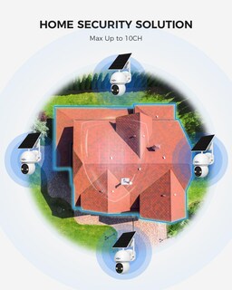 Foto 5 | Foto 5 | Hiseeu - Cámara Solar Inalámbrica Para Exteriores Sistema De Cámara De Seguridad Para El Hogar Wifi De 2.4 G Y 5 G Alimentado