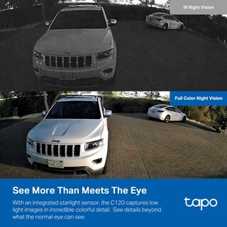 Foto 2 | Foto 2 | Tapo Tp-link 2k Qhd Cámara De Seguridad 2k Interior Y Exterior Modo Ir Invisible Almacenamiento Sd C120