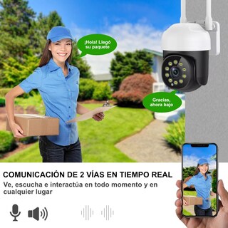 Foto 4 | Foto 4 | Zinker Camara Seguridad Exterior Alexa Y/o Google Home Wifi Full Hd Onvif App Tuya O Smart Life 2mp
