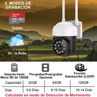Foto 6 | Foto 6 | Zinker Camara Seguridad Exterior Alexa Y/o Google Home Wifi Full Hd Onvif App Tuya O Smart Life 2mp