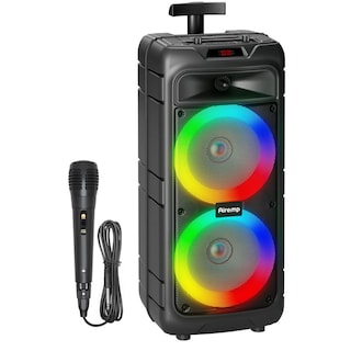 Foto 1 | Foto 1 | Airamp Bocina Grande Bluetooth 59cm Subwoofer Con Micrófono Con Cable 30w Partybox 2600mah Para Exterior Bafle Amplificado Profe