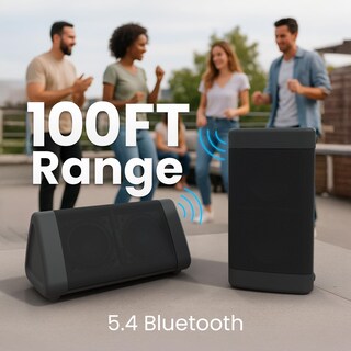 Foto 6 | Foto 6 | Oontz Angle 3 Bluetooth Speaker Up To 100 Ft Wireless Range Portable Speaker For Iphone Android Phones Louder Volume Crysta
